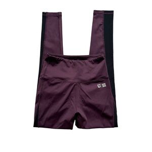 Hawaii’s Finest Active Leggings Purple/Black‎ Size S